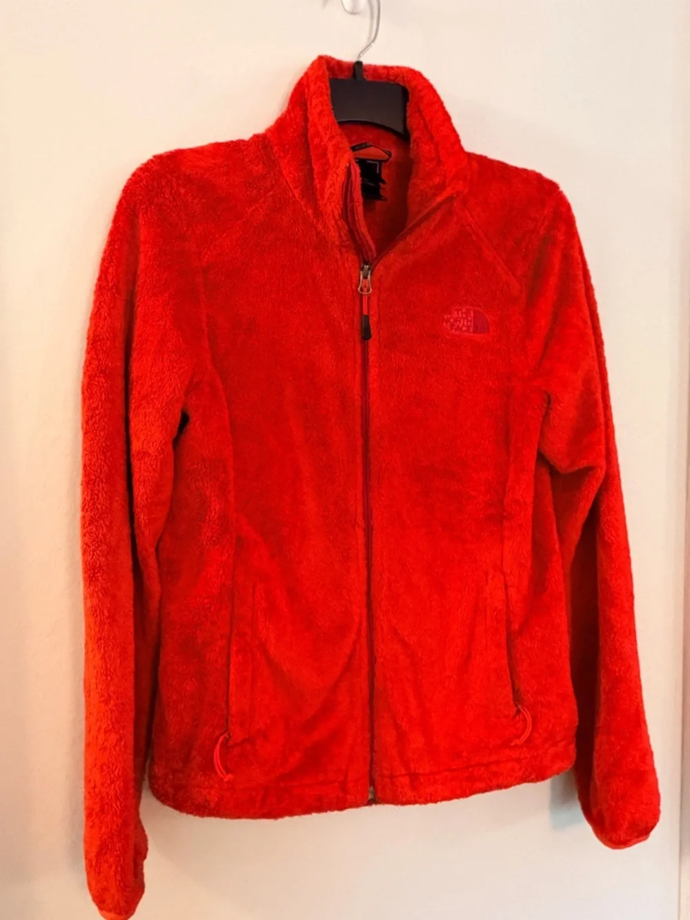 The North Face Women’s Red/Coral Fleece Zip Jacket Size S